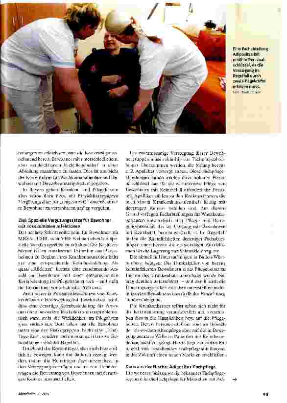 Vorschauseite 2: Spezialisierte Fachpflege ist eine attraktive Marktlücke!