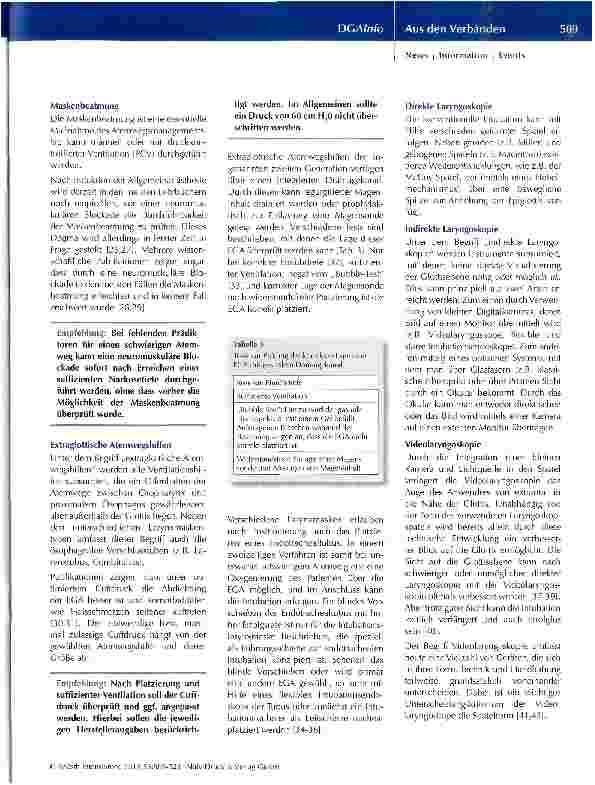 Vorschauseite 4: Atemwegsmanagement