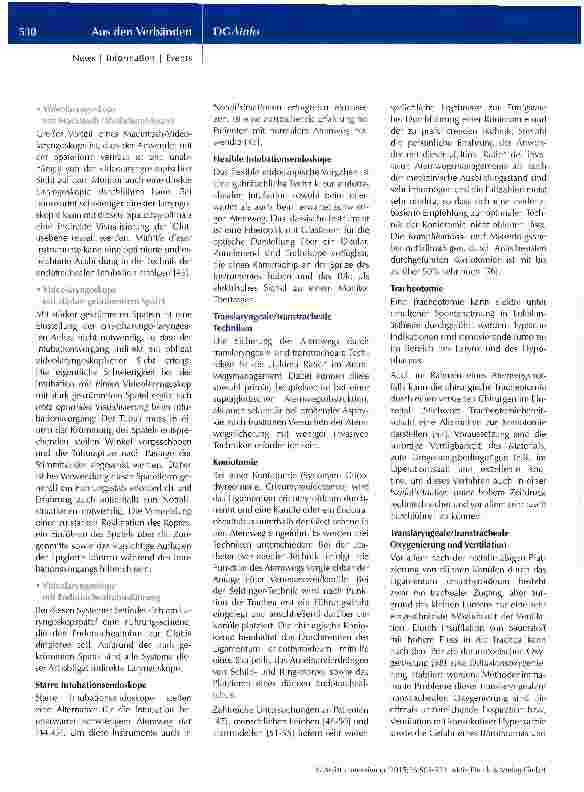 Vorschauseite 5: Atemwegsmanagement