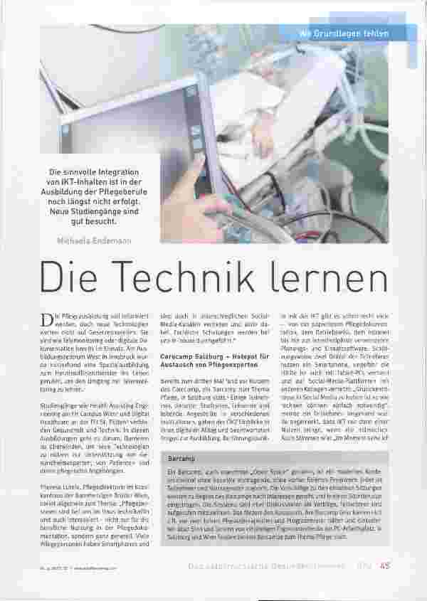 Vorschauseite 1: Die Technik Lernen