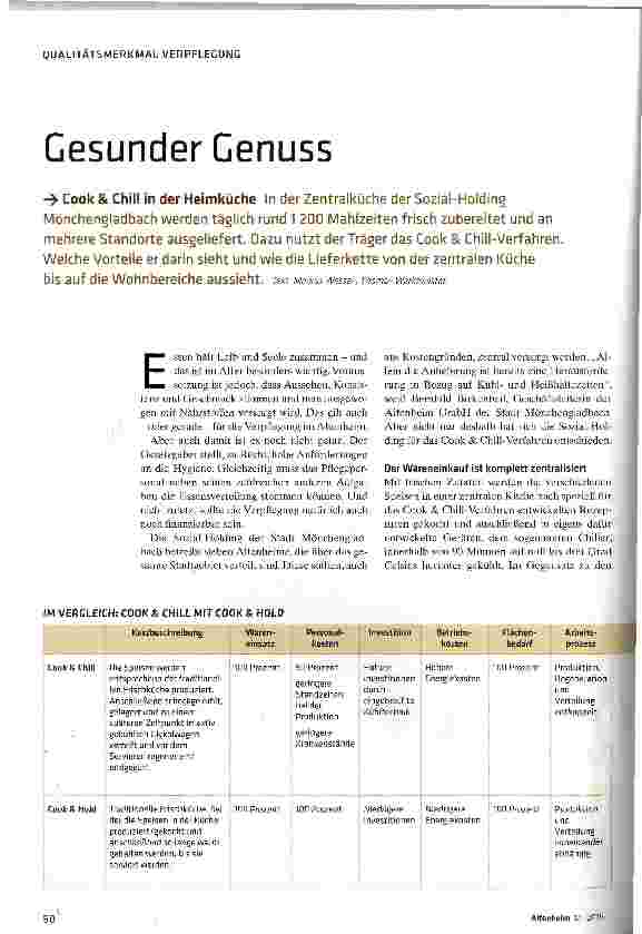 Vorschauseite 1: Gesunder Genuss