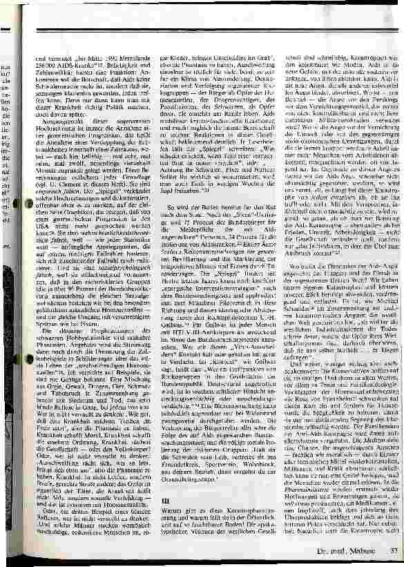 Vorschauseite 3: AIDS Moral und Volksgesundheit