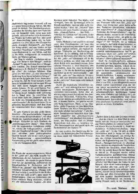 Vorschauseite 5: AIDS Moral und Volksgesundheit