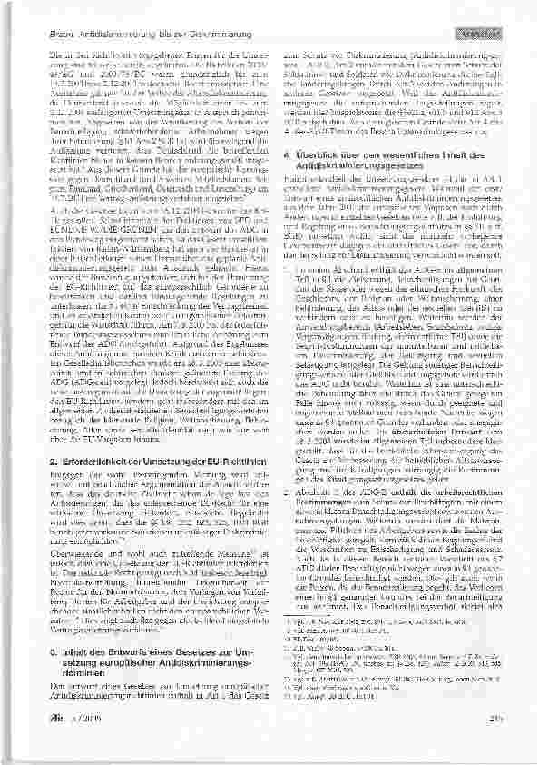 Vorschauseite 2: Antidiskriminierung bis zur Diskriminierung