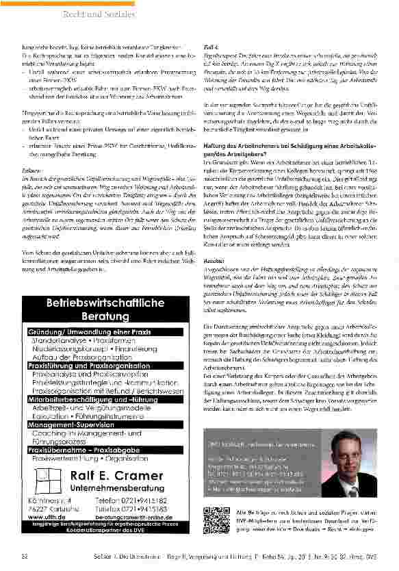Vorschauseite 3: Die Dienstreise - Begriff, Vergütung und Haftung