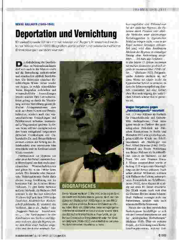 Vorschauseite 1: Deportation und Vernichtung
