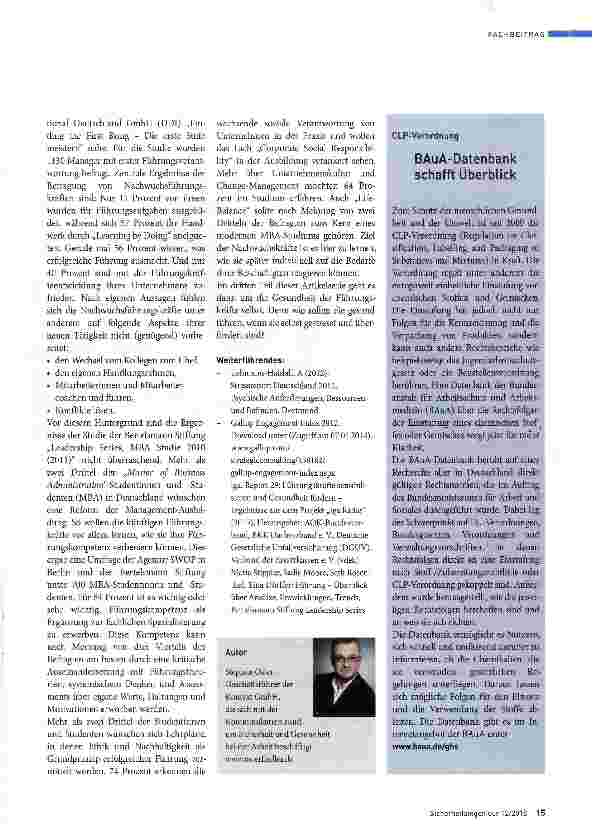 Vorschauseite 4: Führung und psychische Gesundheit Teil 2 Führungsqualität und Mitarbeitergesundheit-Theorie und Praxis