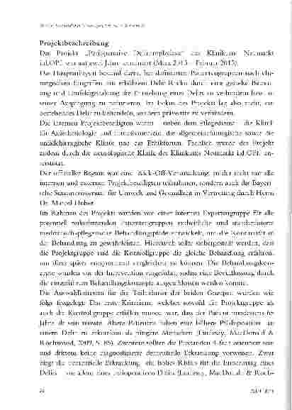 Vorschauseite 2: DELIRPROPHYLAXE: DAS NEUMARKTER MODELL