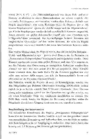 Vorschauseite 3: DELIRPROPHYLAXE: DAS NEUMARKTER MODELL