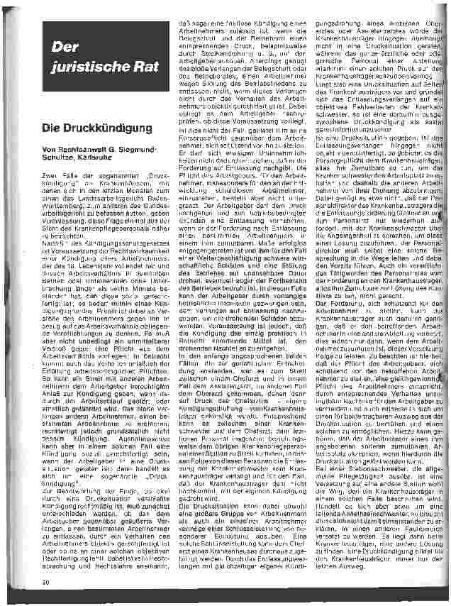 Vorschauseite 1: Die Druckkündigung