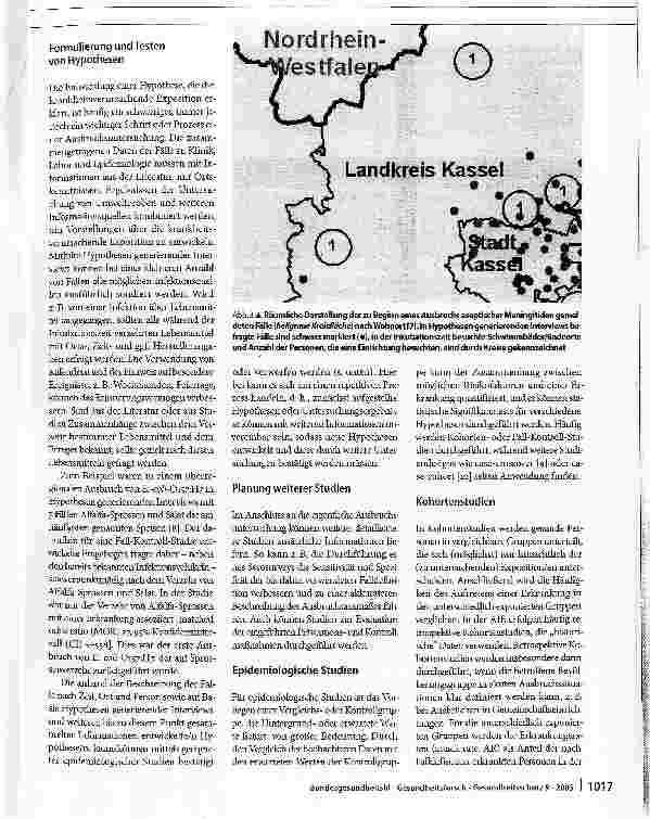 Vorschauseite 5: Aufgaben, Prinzipien und Methoden der angewandten/ aufsuchenden Infektionsepidemiologie