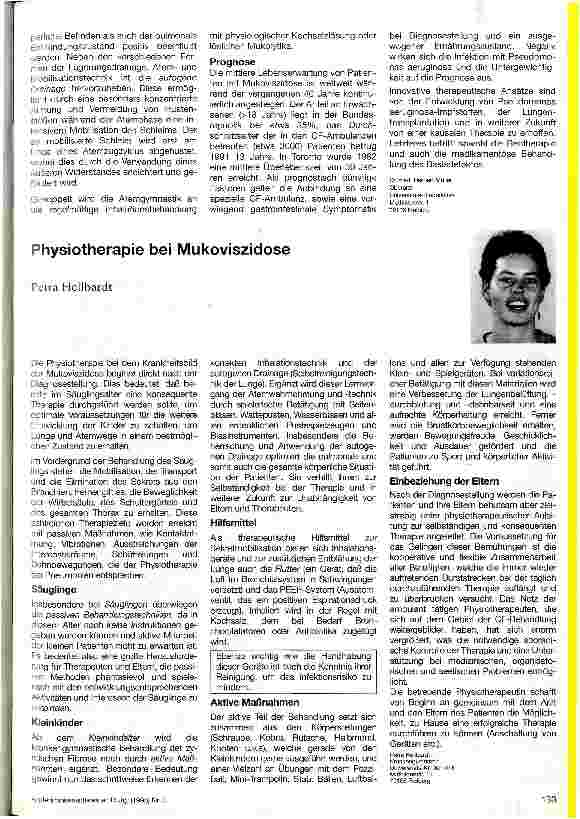 Vorschauseite 1: Physiotherapie bei Mukoviszidose
