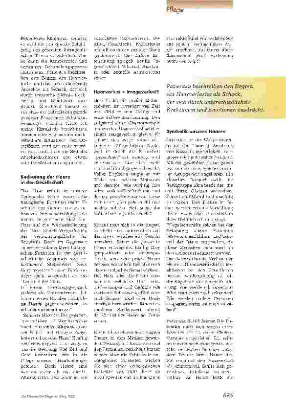 Vorschauseite 2: Haarausfall durch Chemotherapie