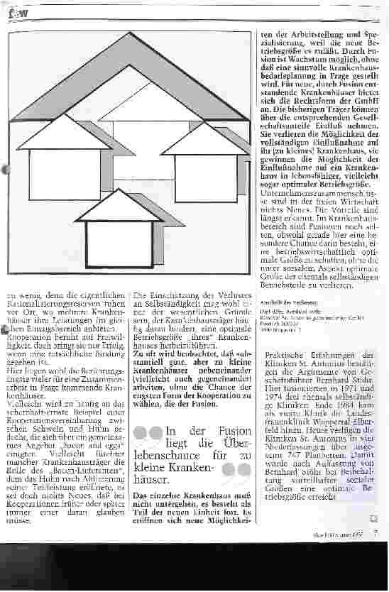 Vorschauseite 2: Überlebenschance für zu kleine Krankenhäuser