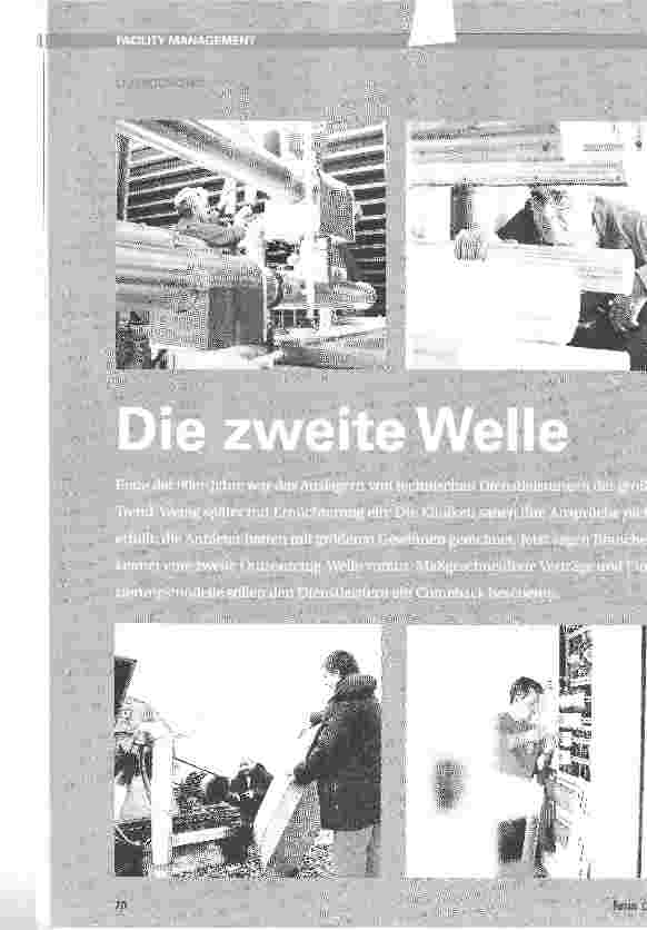 Vorschauseite 1: Die zweite Welle - Outsourcing
