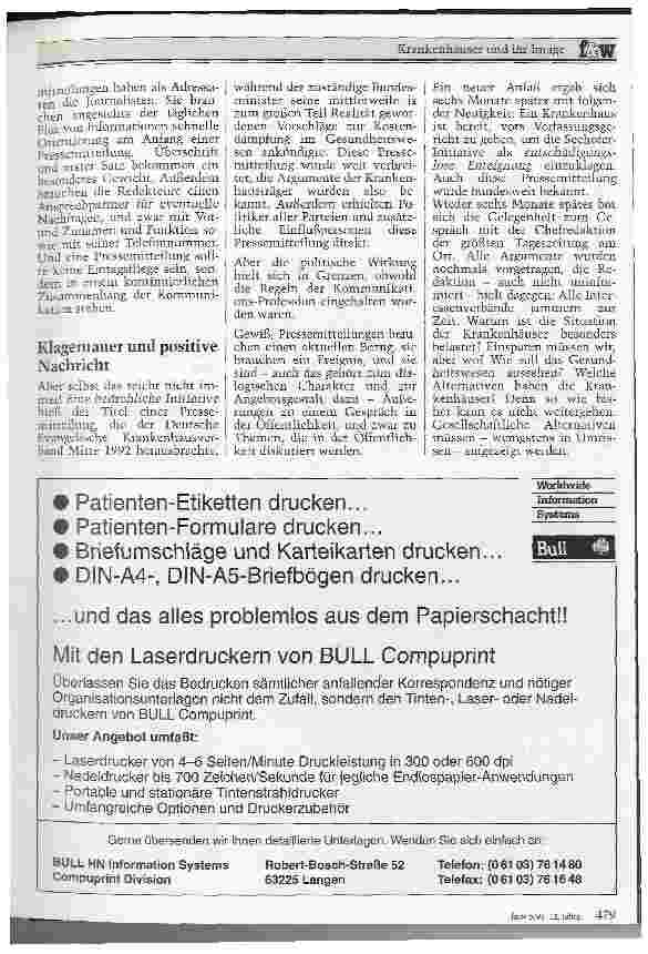 Vorschauseite 4: Krankenhäuser und ihr Image Konzepte und Rezepte für eine wirkungsvolle Presseund Öffentlichkeitsarbeit im Krankenhaus