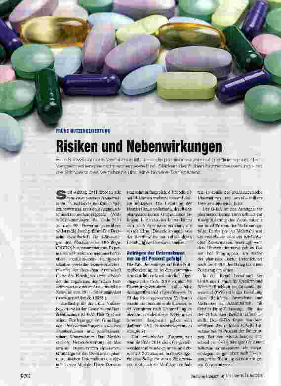 Vorschauseite 1: Risiken und Nebenwirkungen