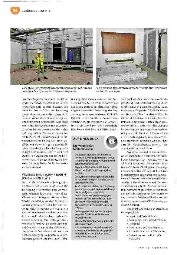 Vorschauseite 3: BAUSTELLENREPORT Raum auf Raum