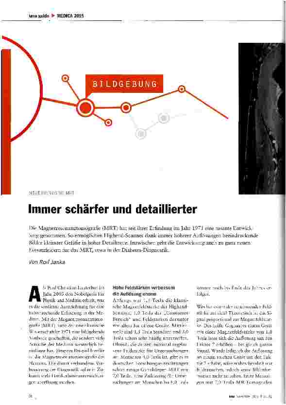 Vorschauseite 1: Immer schärfer und detaillierter