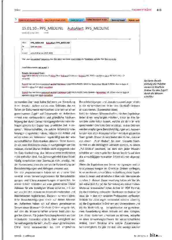 Vorschauseite 2: Mendeley Institutional Edition (MIE) als Plattform für die Verwaltung und Auswertung wissenschaftlicher Literatur in der Medizin