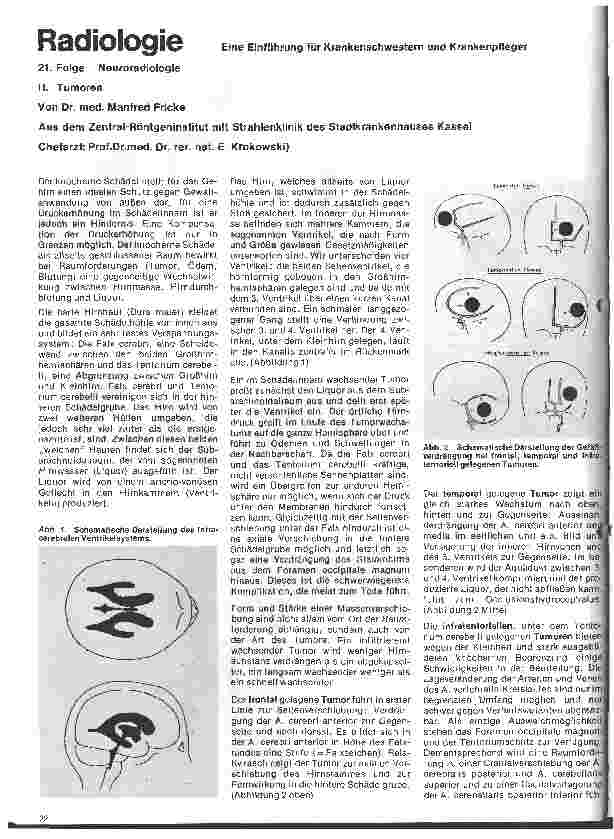 Vorschauseite 1: Radiologie 21.Folge:Neuroradiologie