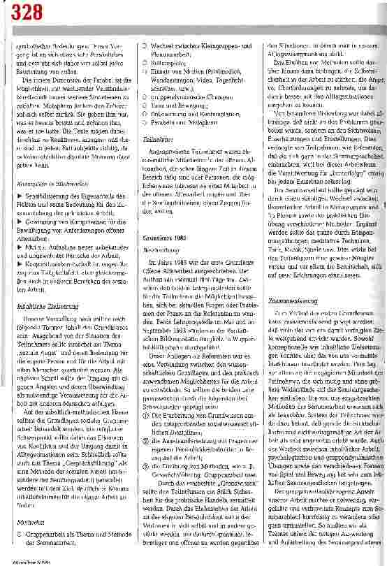 Vorschauseite 2: Weiterbildung ehrenamtlicher Mitarbeiter.