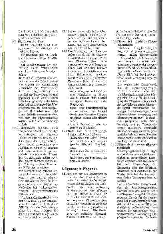 Vorschauseite 3: Richtlinien zur Pflegebedürftigkeit