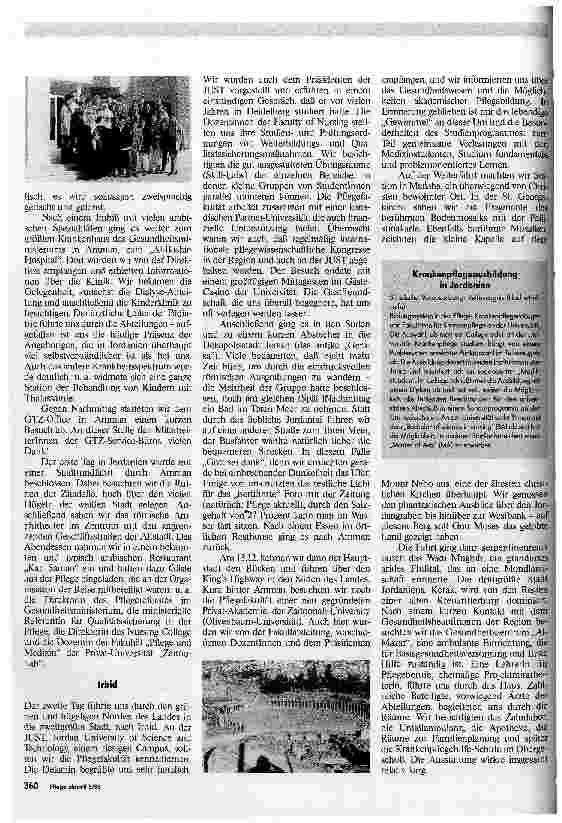 Vorschauseite 2: Jordanien - Eindrücke einer Studienfahrt