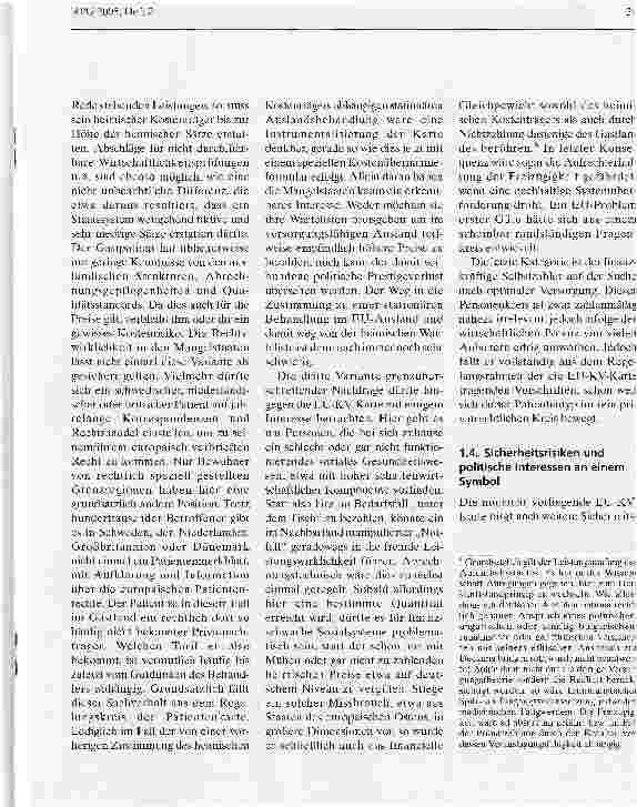 Vorschauseite 4: Die Europäische Gesundheitskarte als Schlüssel zur grenzüberschreitenden Gesundheitsversorgung in Europa