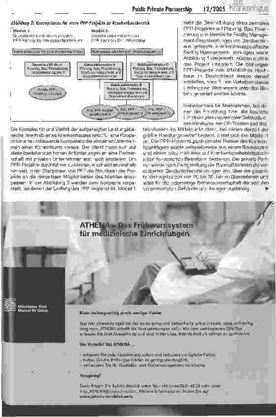 Vorschauseite 5: Public Private Partnership im Krankenhausbereich