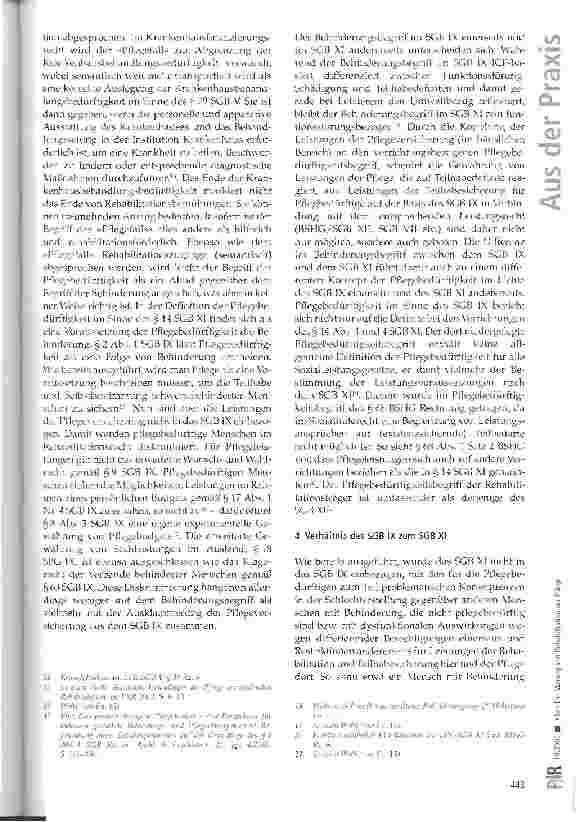 Vorschauseite 3: Der Vorrang von Rehabilitation vor Pflege - nicht eingelöster Programmsatz oder programmatische Neuausrichtung des Leistungsrechts