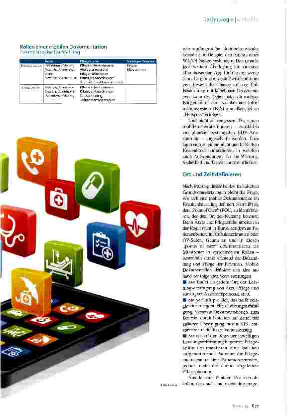 Vorschauseite 2: Apps im Krankenhauseinsatz Drum prüfe, wer das KIS verbindet