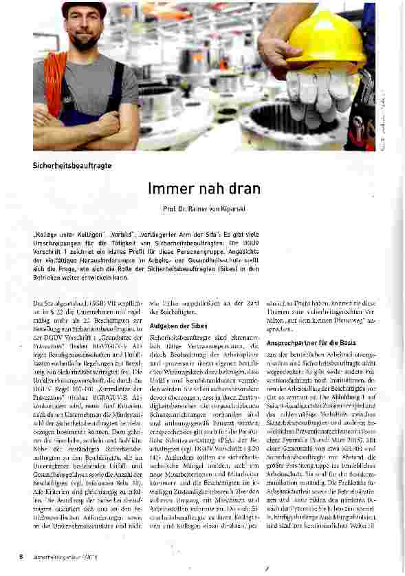 Vorschauseite 1: Immer nah dran
