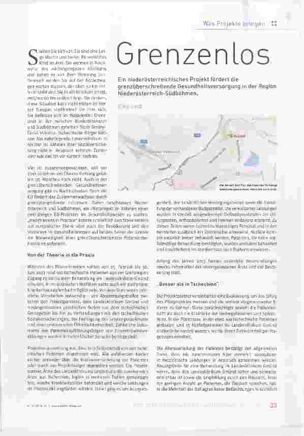 Vorschauseite 1: Grenzenlos