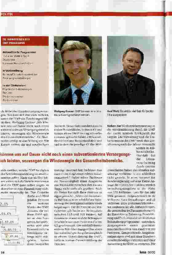 Vorschauseite 3: Auslaufmodell DMP