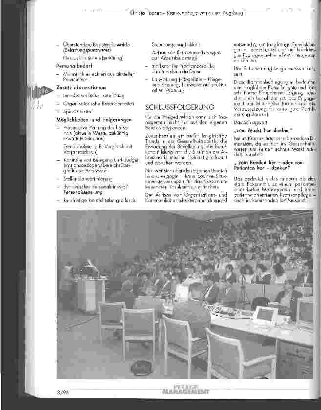 Vorschauseite 5: Erweiterte Verantwortung und Aufgaben des Krankenpflegemanagements im Rahmen des GSG Krankenpflegesymposium am Zentralklinikum Augsburg