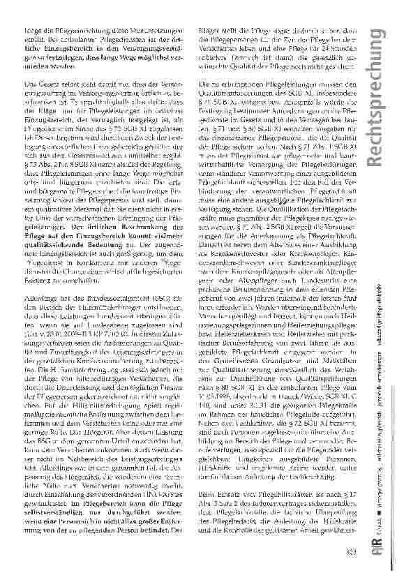 Vorschauseite 5: Versorgungsvertrag -örtlicher Einzugsbereich -personelle Anforderungen -selbstständige Pflegerhilfskräfte