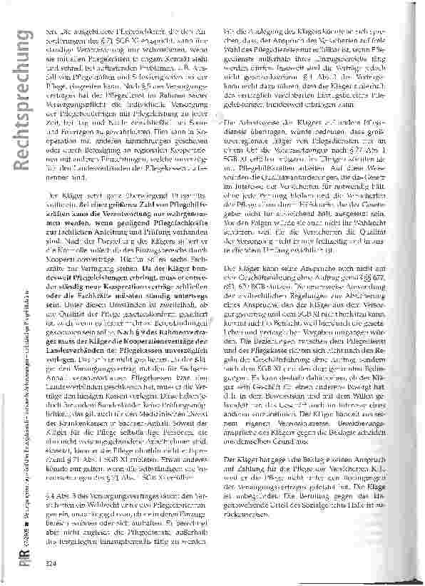Vorschauseite 6: Versorgungsvertrag -örtlicher Einzugsbereich -personelle Anforderungen -selbstständige Pflegerhilfskräfte