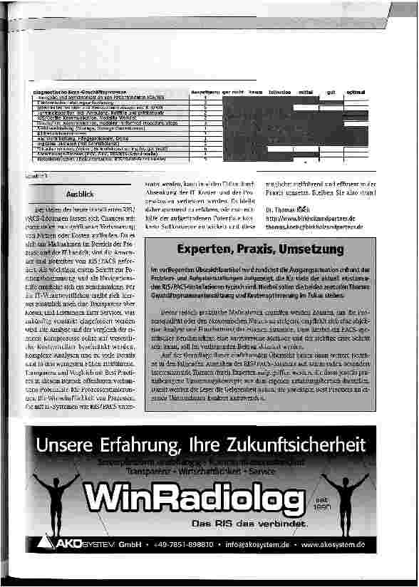 Vorschauseite 4: Analyse und Vergleich der eigenen Kernprozesse