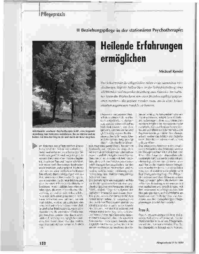 Vorschauseite 1: Heilende Erfahrungen ermöglichen
