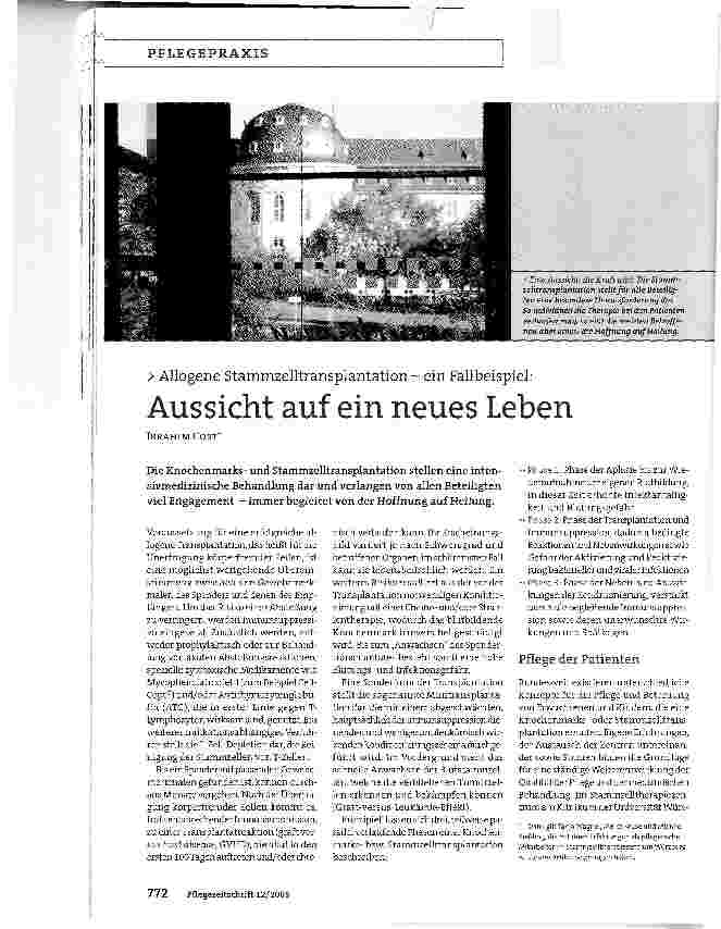 Vorschauseite 1: Aussicht auf ein neues Leben