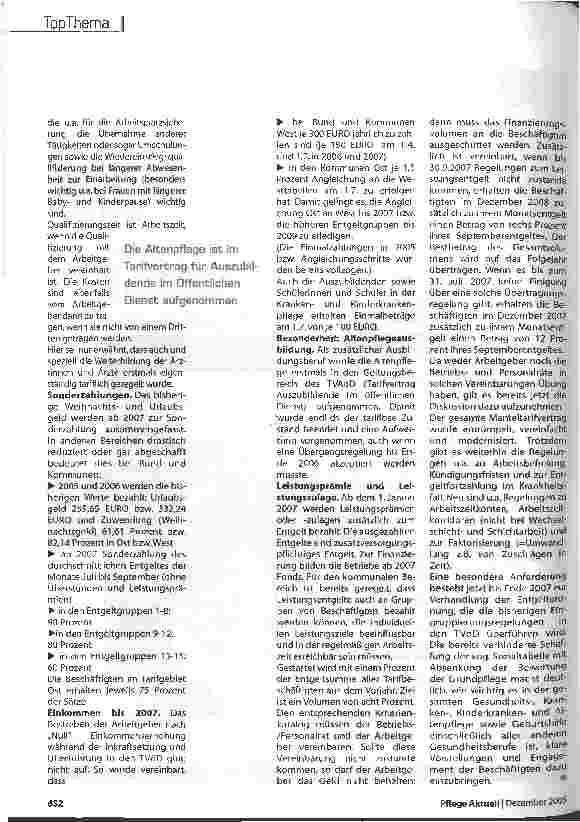 Vorschauseite 5: Niemand darf weniger bekommen als bisher. ..