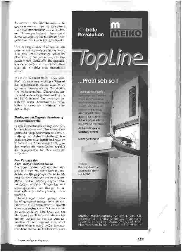 Vorschauseite 2: Tagesstrukturierung für Demenzkranke