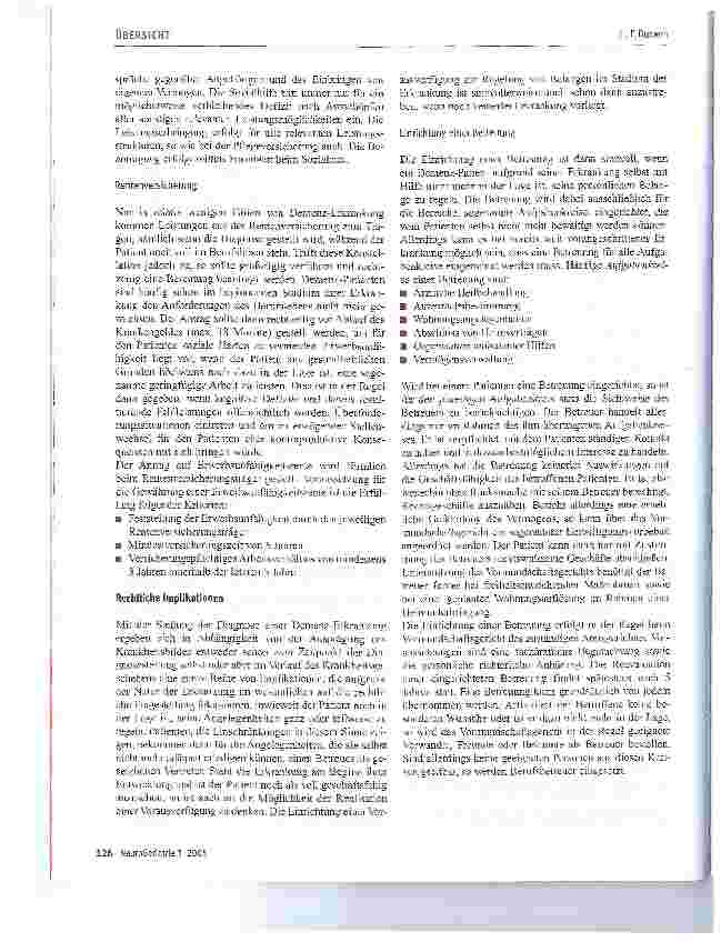 Vorschauseite 4: Psychosoziale und sozialmedizinische Aspekte bei Demenz-Erkrankung