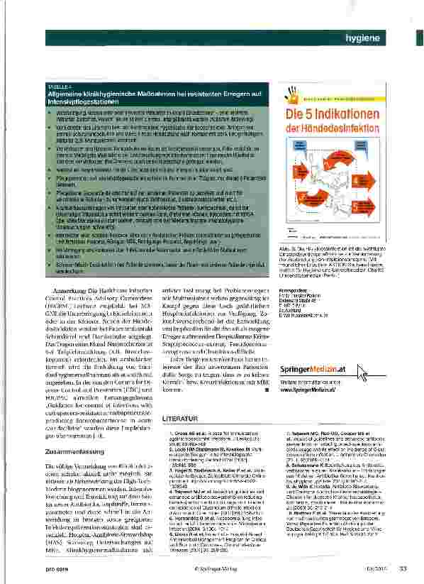Vorschauseite 4: Nosokomiale Infektionen