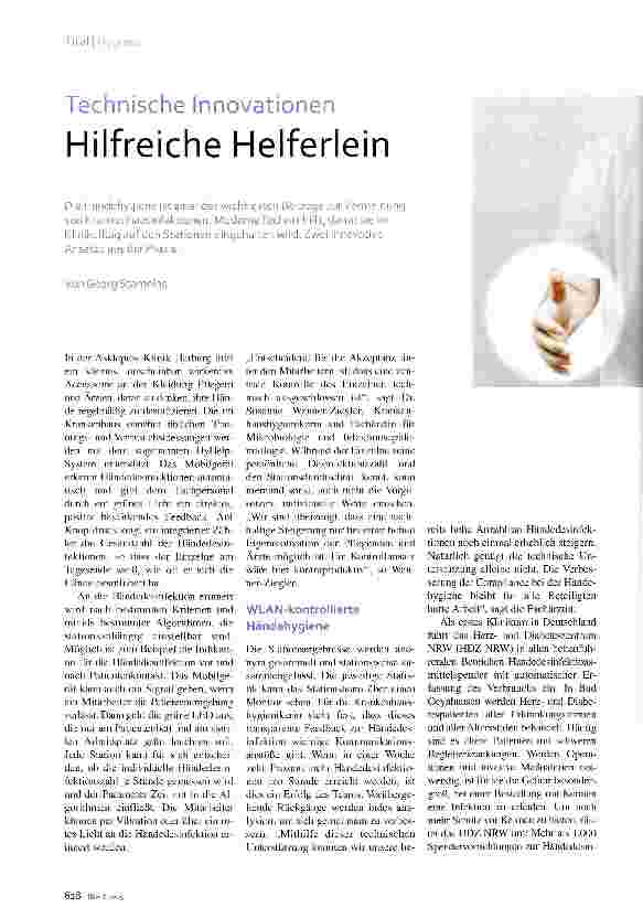 Vorschauseite 1: Technische Innovationen Hilfreiche Helferlein