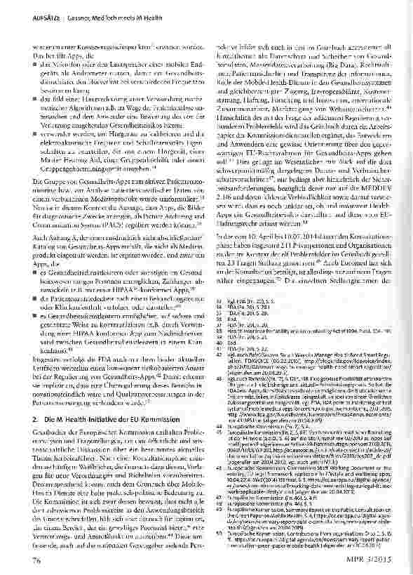 Vorschauseite 4: MedTech meets M-Health