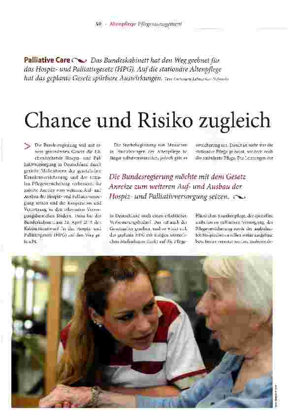 Vorschauseite 1: Chance und Risiko zugleich