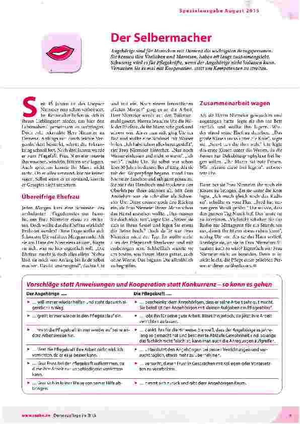 Vorschauseite 1: Der Selbermacher