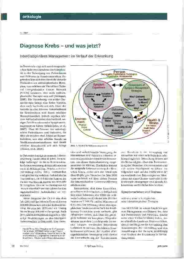 Vorschauseite 1: Diagnose Krebs - und was jetzt?